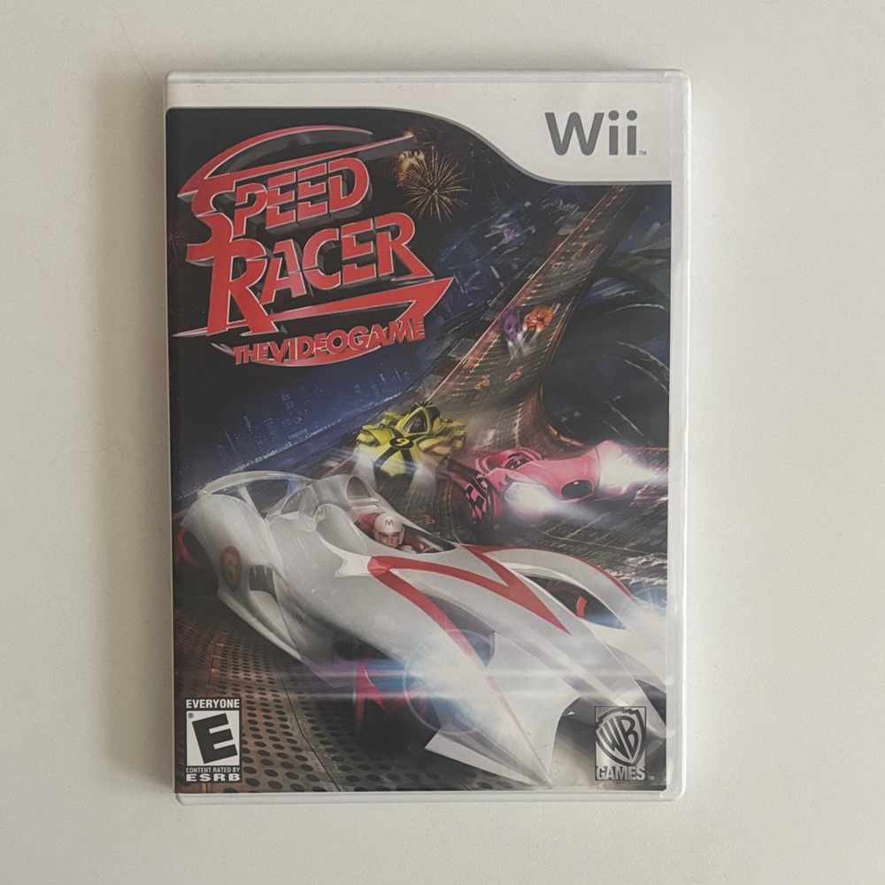 Nintendo Speed Racer: The Videogame - White and Red Cover